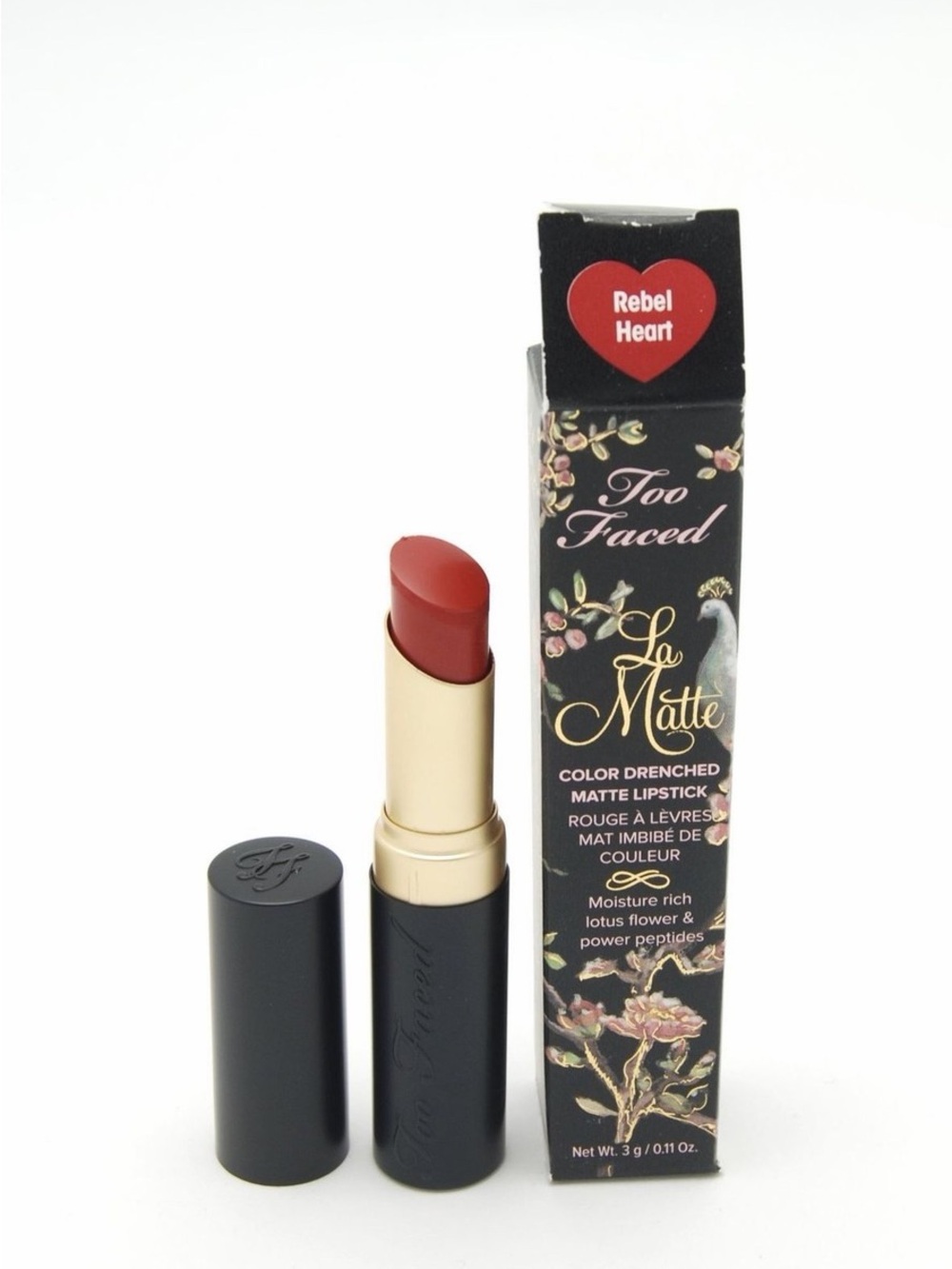 Too Faced La Matte Lipstick 'Rebel Heart'